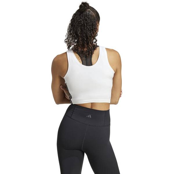 Thumbnail - ADIDAS Damen Top Train Essentials 3-Streifen Crop