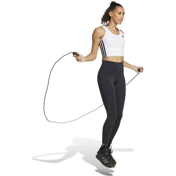 Thumbnail - ADIDAS Damen Top Train Essentials 3-Streifen Crop
