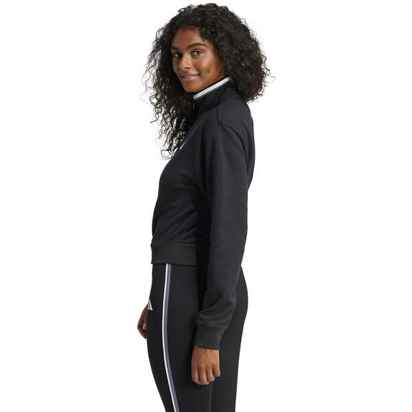 Thumbnail - ADIDAS Damen Sweatshirt Essentials Color Pop French Terry Crop Quarter-Zip Originals