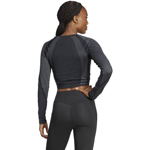 Thumbnail - ADIDAS Damen Shirt Seamless Knitted