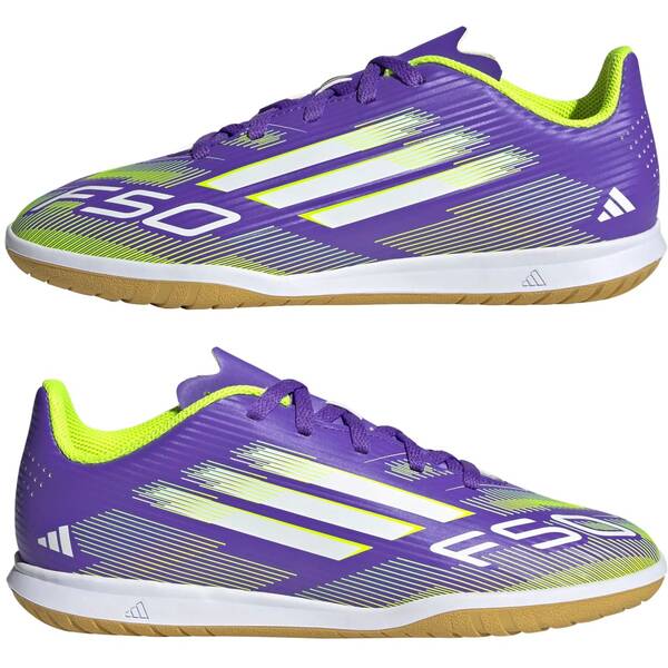 Thumbnail - ADIDAS Kinder Fussball-Hallenschuhe F50 Club Kids IN