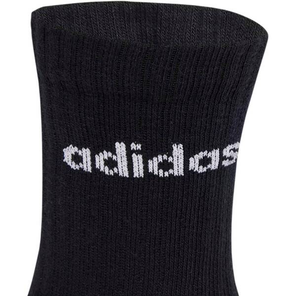 Thumbnail - ADIDAS Herren Socken Linear gepolsterte Crew im 6er-Pack