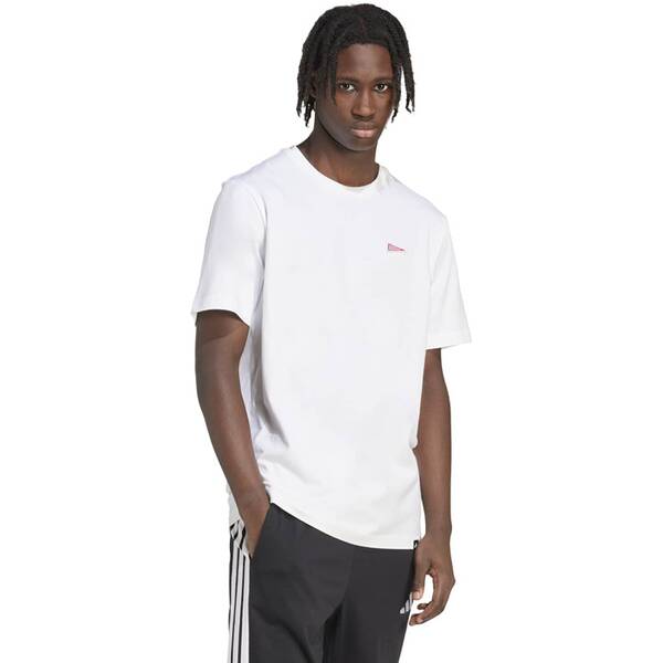 Thumbnail - ADIDAS Herren Shirt Graphic mit Wimpelmotiv