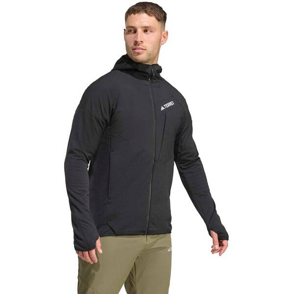 Thumbnail - ADIDAS Herren Unterjacke Terrex Techrock CLIMAWARM+ Fleece- mit Kapuze