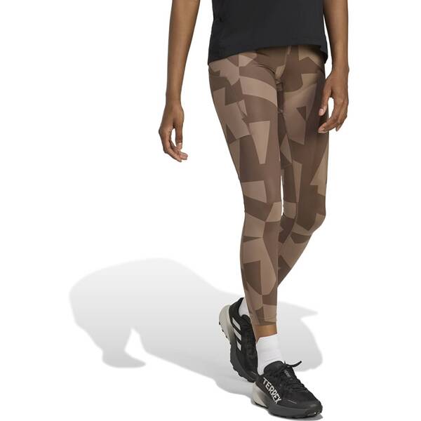 Thumbnail - ADIDAS Damen Tight Terrex Multi Printed (kurz)