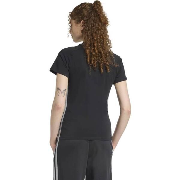 Thumbnail - ADIDAS Damen Shirt Holiday 3-Streifen schmal geschnittenes