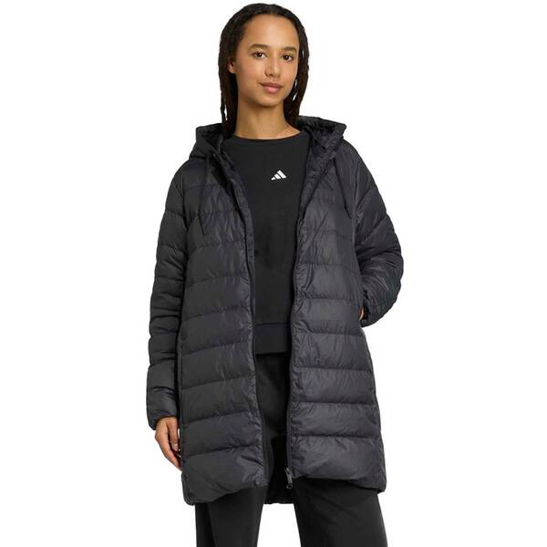 Thumbnail - ADIDAS Damen Jacke Essentials CLIMAWARM 3-Streifen Light Daunenparka mit Kapuze