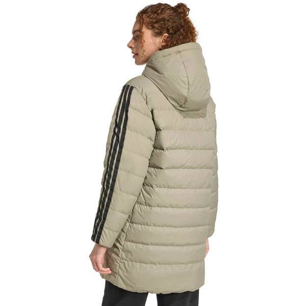 Thumbnail - ADIDAS Damen Jacke Essentials CLIMAWARM 3-Streifen Light Daunenparka mit Kapuze