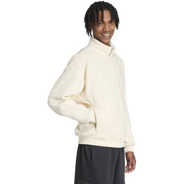 Thumbnail - ADIDAS Herren Jacke Future Icons Small Logo Low Pile Fleece Track Top