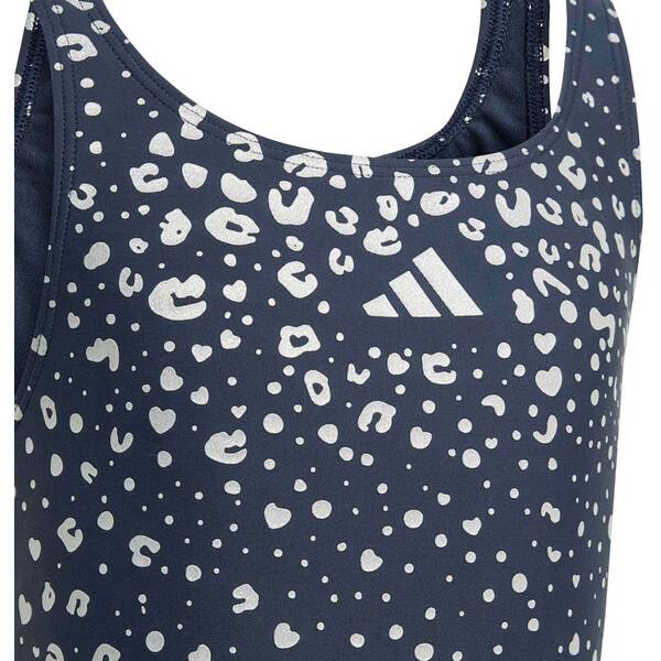 Thumbnail - ADIDAS Kinder Badeanzug mit V-förmigem Rückendesign und Glitzer-Details für Kinder