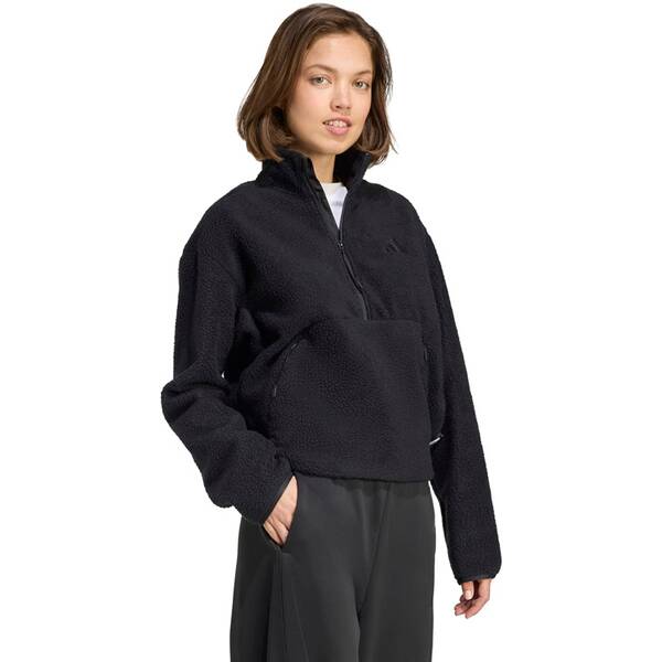 Thumbnail - ADIDAS Damen Rolli City Tech High Pile Fleece Half-Zip