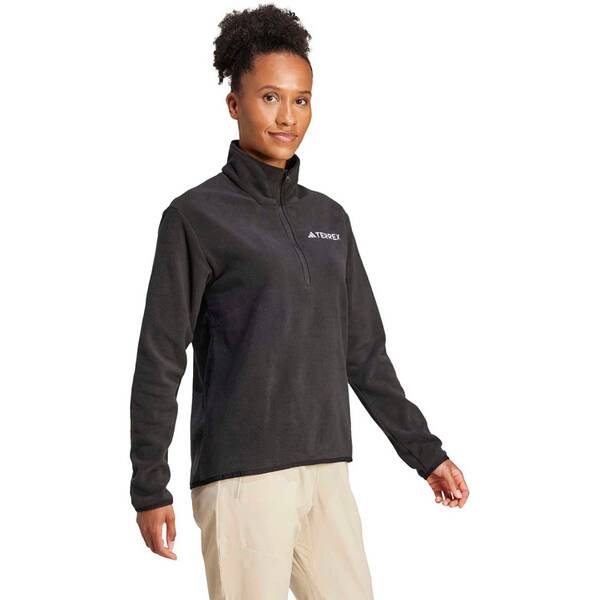 Thumbnail - ADIDAS Damen Rolli Multi Essentials 1/2 Zip Fleeceoberteil