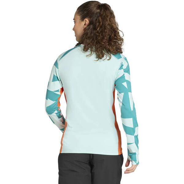 Thumbnail - ADIDAS Damen Shirt Mehrschichtige synthetische Basisschicht mit langen Ärmeln