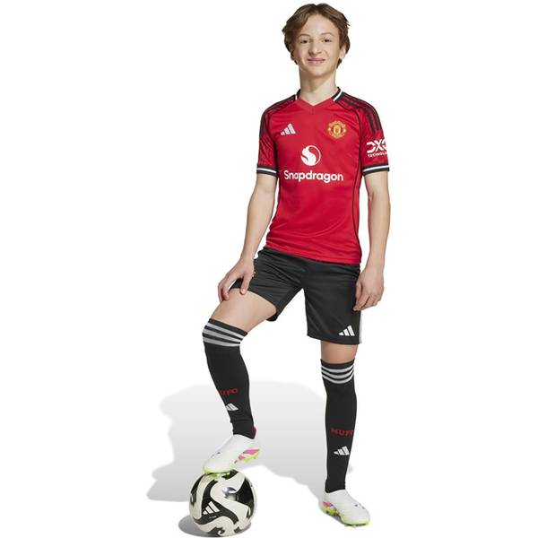 Thumbnail - ADIDAS Kinder Teamhose Manchester United 25/26 Heimshorts