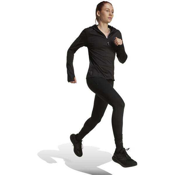 Thumbnail - ADIDAS Damen Sweatshirt Own The Run Winterized mit halbem Reißverschluss