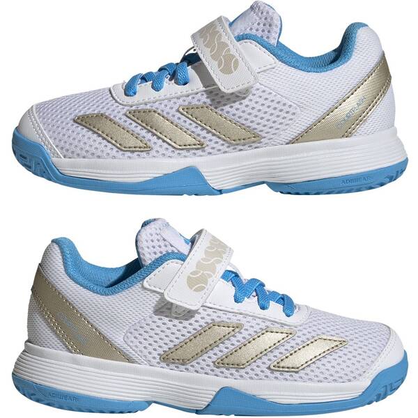 Thumbnail - ADIDAS Kinder Tennisoutdoorschuhe Courtflash Hook-and-Loop