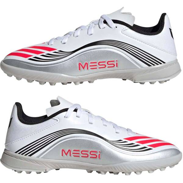 Thumbnail - ADIDAS Kinder Fussball-Hartplatzschuhe F50 Messi League Kids TF