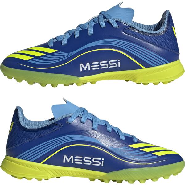 Thumbnail - ADIDAS Kinder Fussball-Hartplatzschuhe F50 Messi League Kids TF