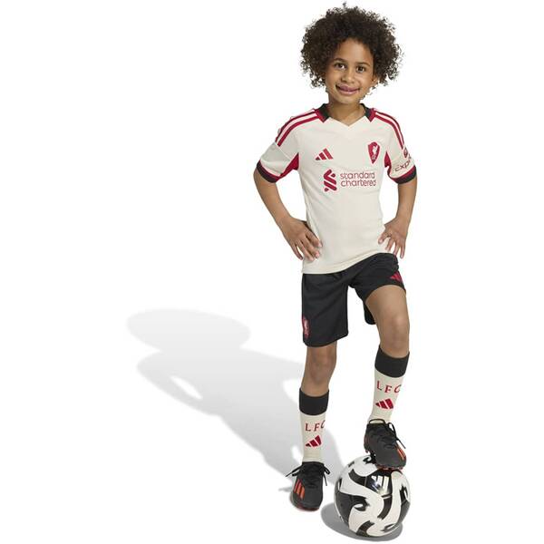 Thumbnail - ADIDAS Kinder Fananzug Liverpool FC 25/26 Mini-Auswärtsausrüstung