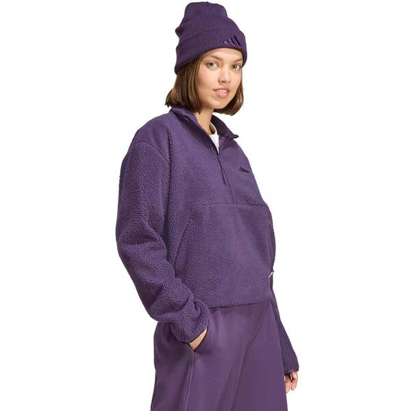 Thumbnail - ADIDAS Damen Rolli City Tech High Pile Fleece Half-Zip
