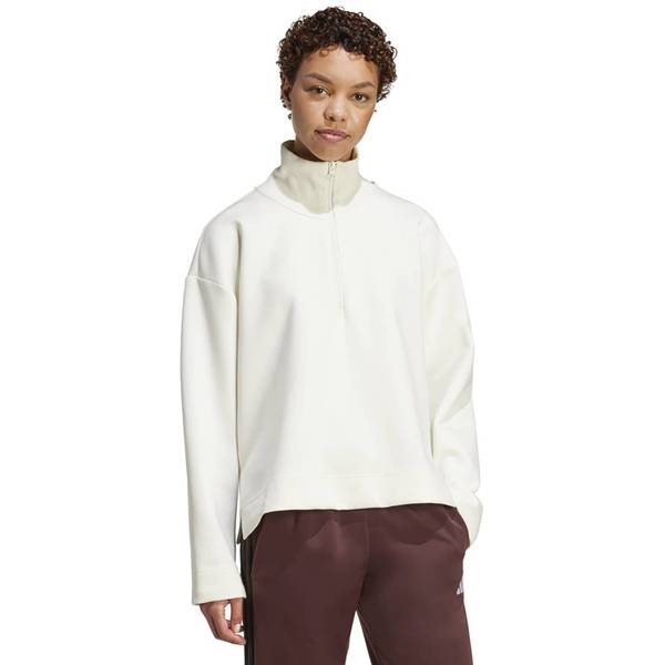Thumbnail - ADIDAS Damen Sweatshirt Soft Lux Quarter-Zip