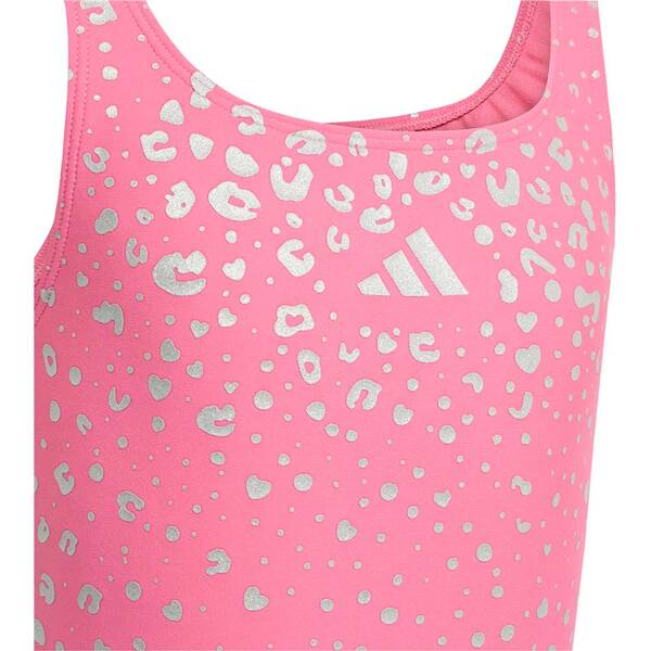 Thumbnail - ADIDAS Kinder Badeanzug mit V-förmigem Rückendesign und Glitzer-Details für Kinder