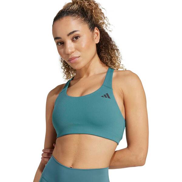 Thumbnail - ADIDAS Damen BH Powerimpact Rib Medium Support Training