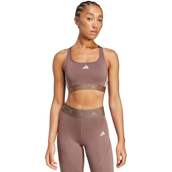 Thumbnail - ADIDAS Damen BH Powerreact Training Medium-Support Hyperglam