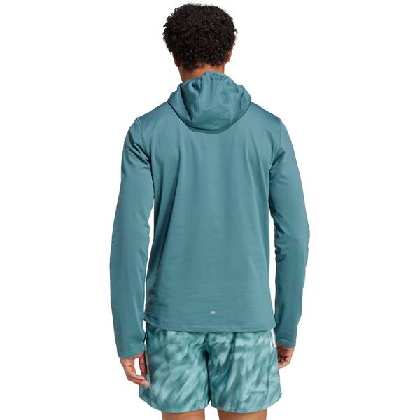 Thumbnail - ADIDAS Herren Sweatshirt Own The Run Winterized Hoodie mit halbem Reißverschluss