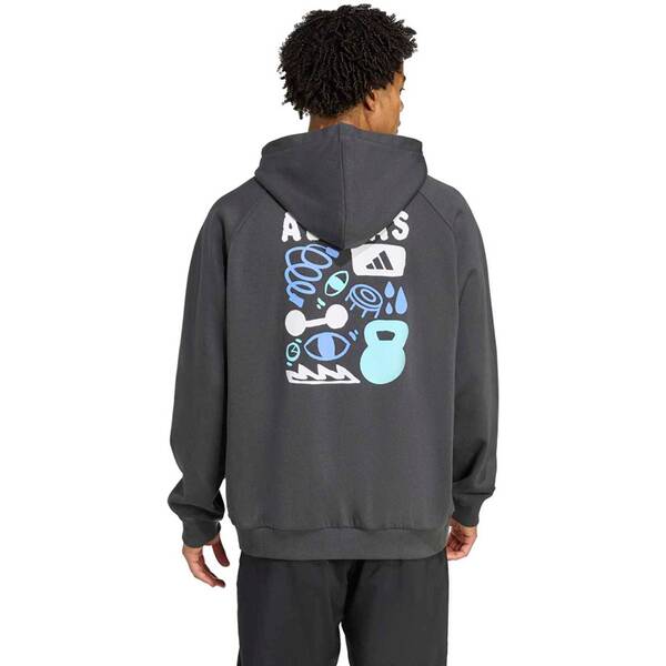 Thumbnail - ADIDAS Herren Kapuzensweat Power mit Grafikprint