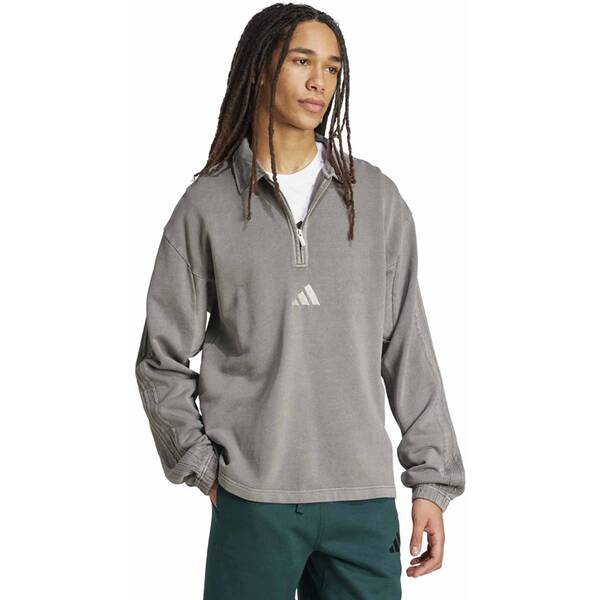 Thumbnail - ADIDAS Herren Sweatshirt ALL SZN French Terry Washed Half-Zip Pullover