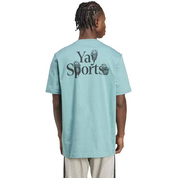 Thumbnail - ADIDAS Herren Shirt Yay Sports Verbiage Graphic