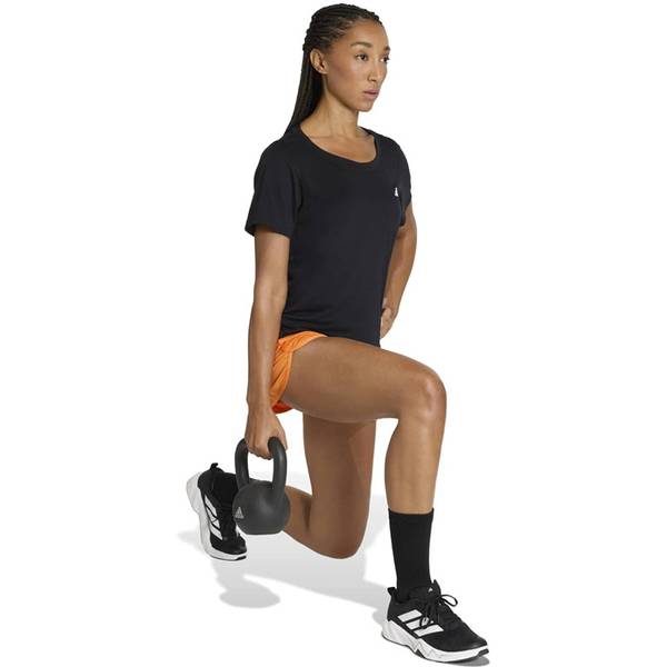 Thumbnail - ADIDAS Damen Shirt Workout Essentials mit tiefem Ausschnitt