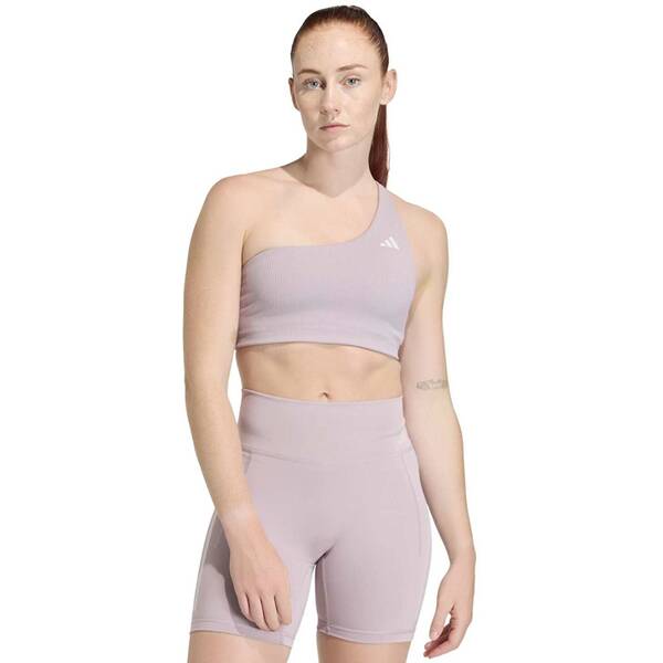 Thumbnail - ADIDAS Damen BH Optime Workout Rib One-Shoulder-BH mit leichtem Halt