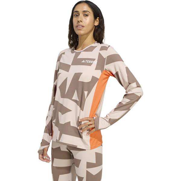 Thumbnail - ADIDAS Damen Shirt Multi Synthetic langärmelige Baselayer