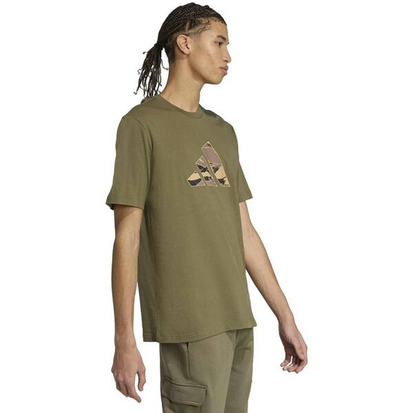 Thumbnail - ADIDAS Herren Shirt Camo Logo Grafik