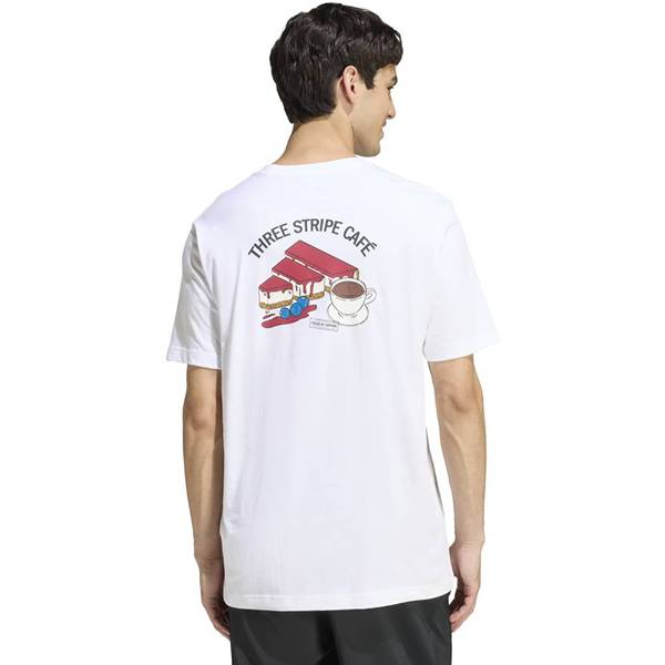 Thumbnail - ADIDAS Herren Shirt COFFEE CAFE CHEESECAKE GRAFIK