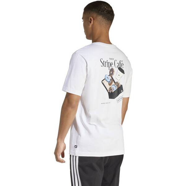 Thumbnail - ADIDAS Herren Shirt COFFEE CAFE DONUT BOX GRAPHIC