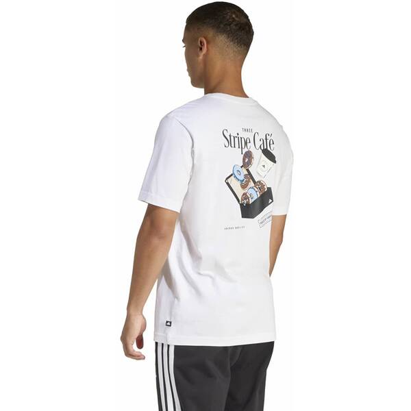 Thumbnail - ADIDAS Herren Shirt COFFEE CAFE DONUT BOX GRAPHIC