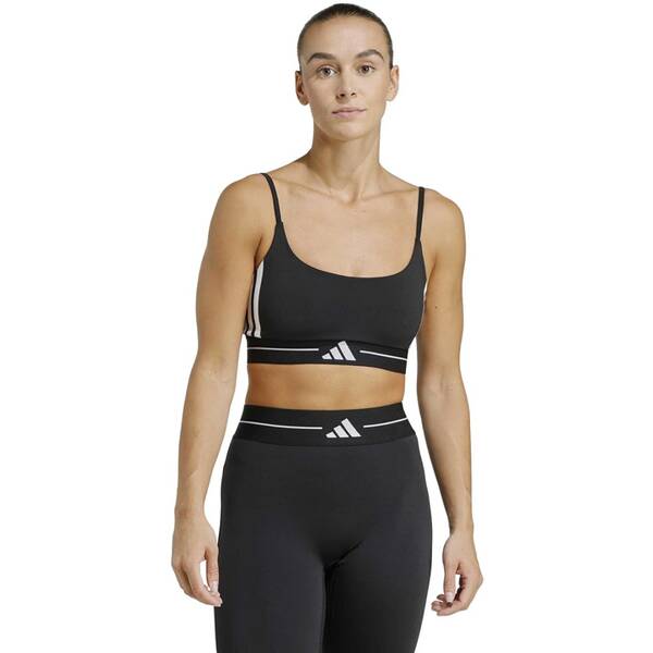 Thumbnail - ADIDAS Damen BH Hyperglam 3-Streifen Light Support BH