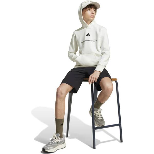 Thumbnail - ADIDAS Kinder Kapuzensweat Slogan Fleece