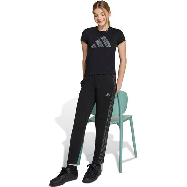 Thumbnail - ADIDAS Kinder Shirt Girls Animal Big Logo Single Jersey