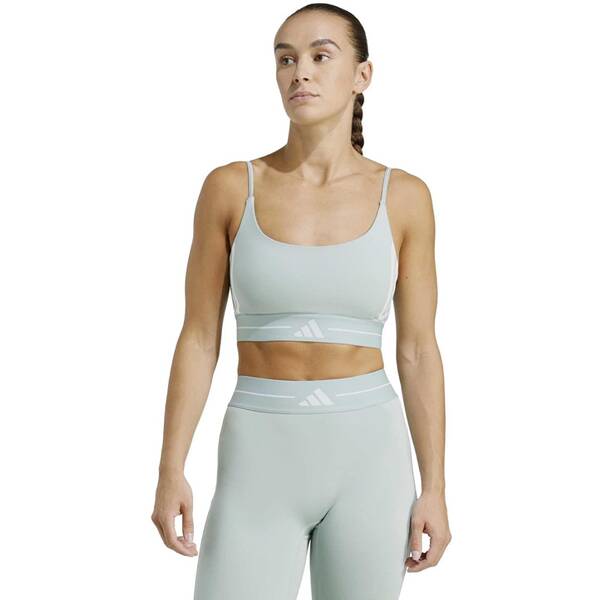Thumbnail - ADIDAS Damen BH Hyperglam 3-Streifen Light Support BH