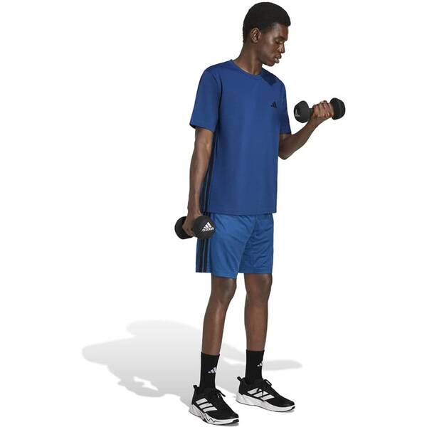 Thumbnail - ADIDAS Herren Shorts WORKOUT ESSENTIALS BASE 3-STREIFEN PIKEE, 23 CM