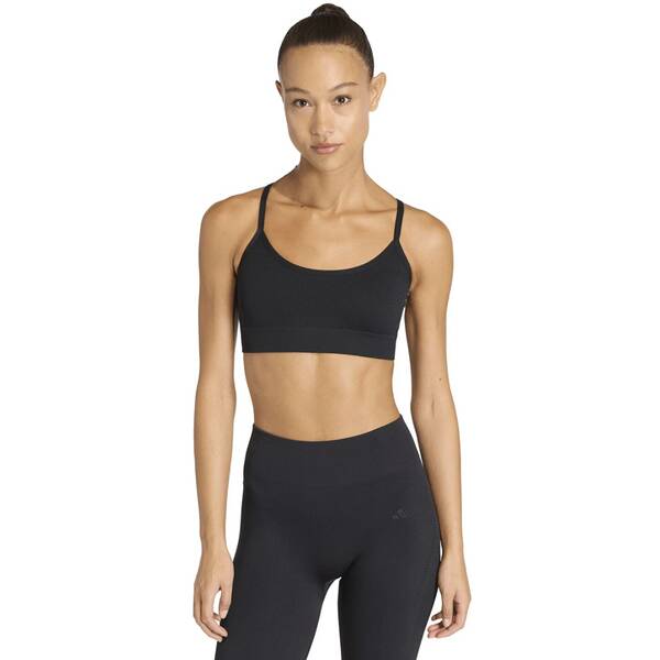 Thumbnail - ADIDAS Damen BH Workout Essentials Knit Light Support Padded BH