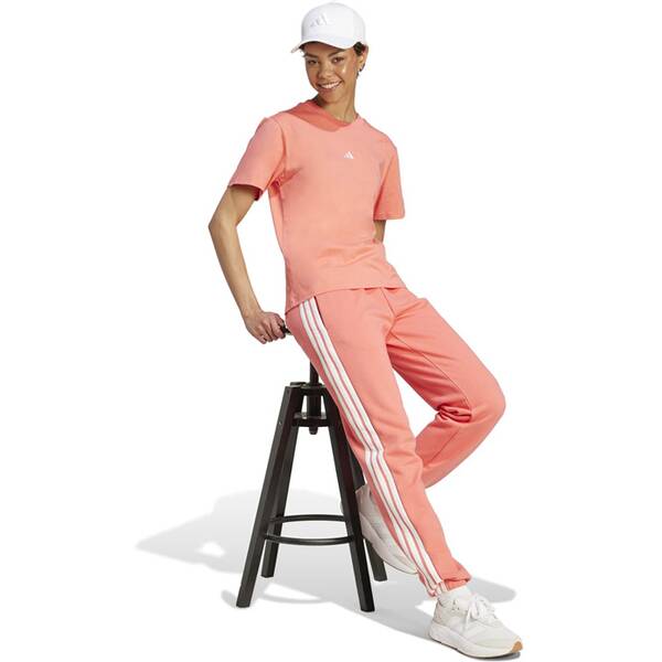 Thumbnail - ADIDAS Damen Hose Essentials 3-Streifen French Terry Cuffed