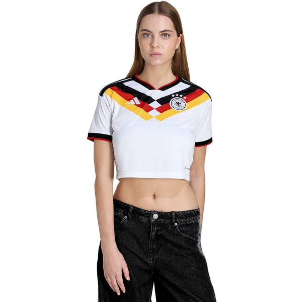 Thumbnail - ADIDAS Damen Crop Top Trikot Deutschland DFB WM 2026 Replika Heim