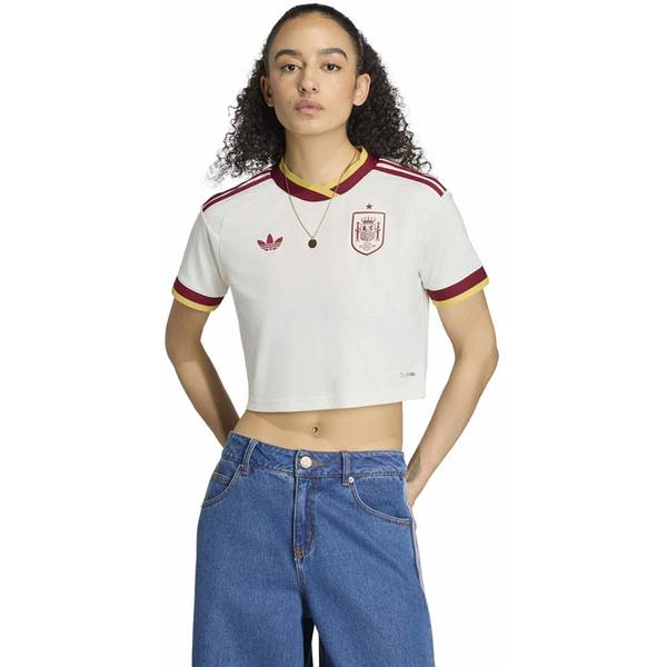 Thumbnail - ADIDAS Damen Trikot Spanien 26 Cropped Auswärts