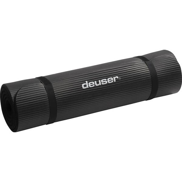 Thumbnail - DEUSER Fitness-Matte XL (NBR) - schwarz 180 x 90 x 1 cm