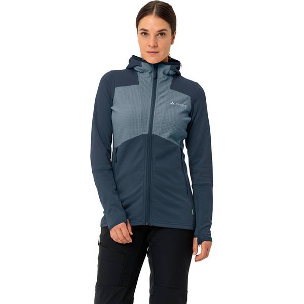 Thumbnail - VAUDE Damen Unterjacke Wo Monviso Hooded Grid Fleece Jacke